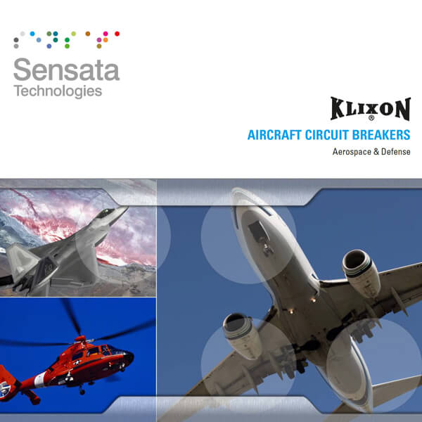 Klixon Aircraft Circuit Breakers Katalog von Sensata